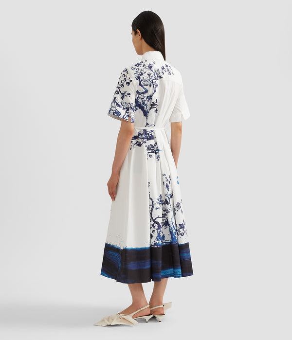 Erdem Short Sleeve Shirt Dress