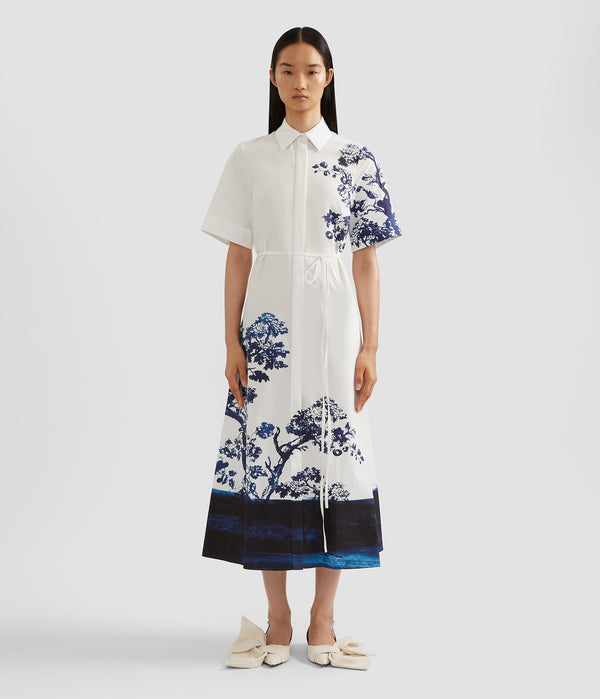 Erdem Short Sleeve Shirt Dress