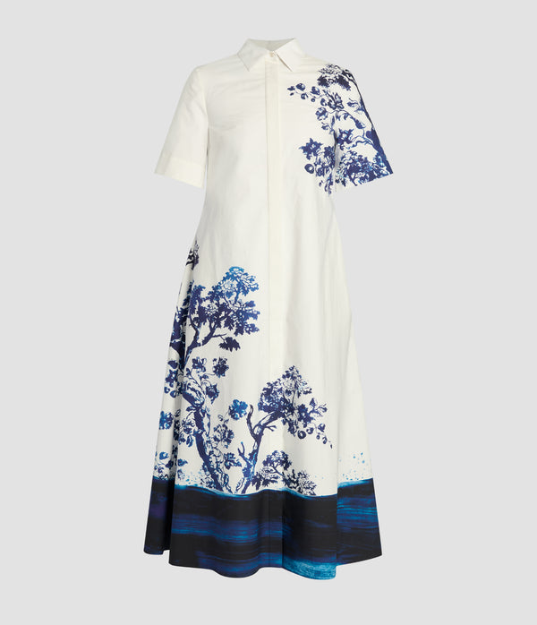 erdem Short Sleeve Shirt Dress