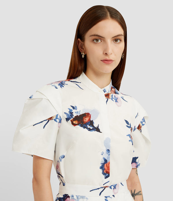 Erdem Short Sleeve Top