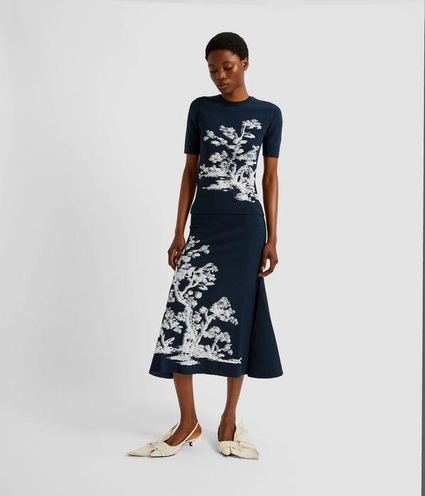 Erdem Short Sleeve Top