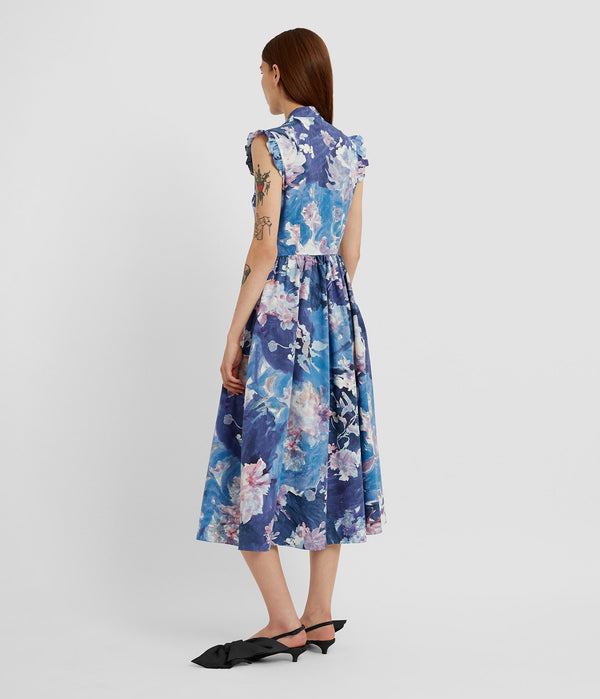 Erdem Sleeveless Flared Midi Dress