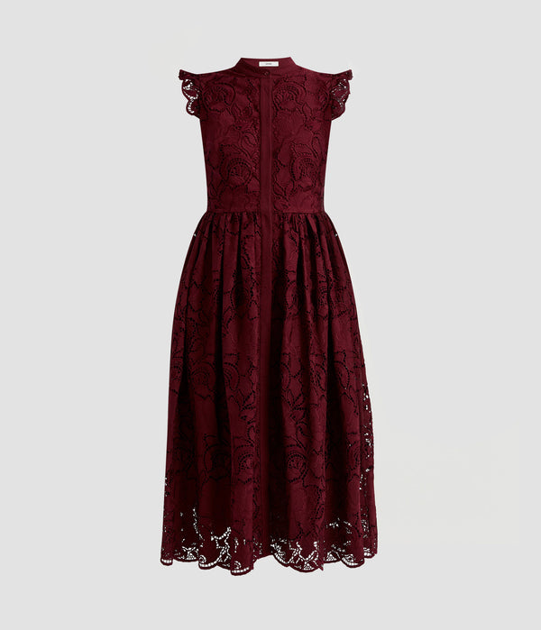 erdem Sleeveless Flared Midi Dress