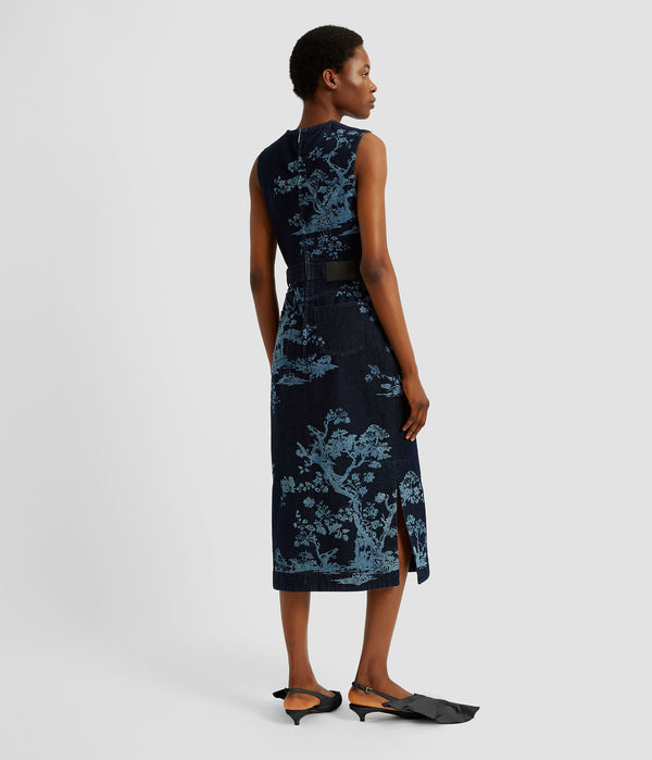 Erdem Sleeveless Flared Midi Dress