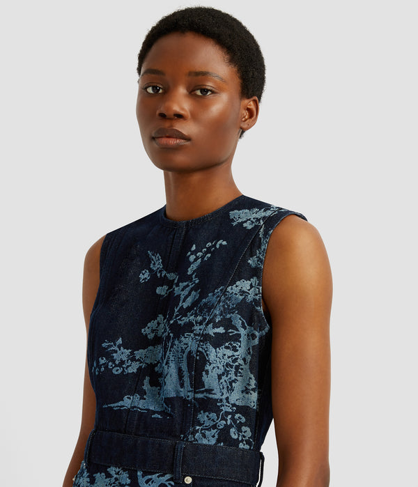 Erdem Sleeveless Flared Midi Dress