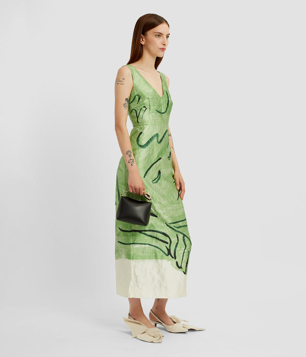 Erdem Sleeveless Midi Cocktail Dress