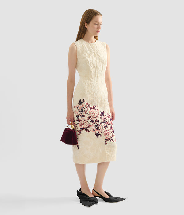 Erdem Sleeveless Pencil Midi Dress
