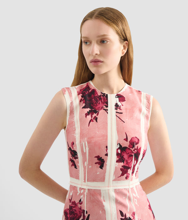 Erdem Sleeveless Pencil Midi Dress