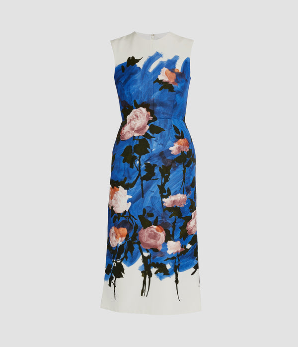 erdem Sleeveless Pencil Midi Dress