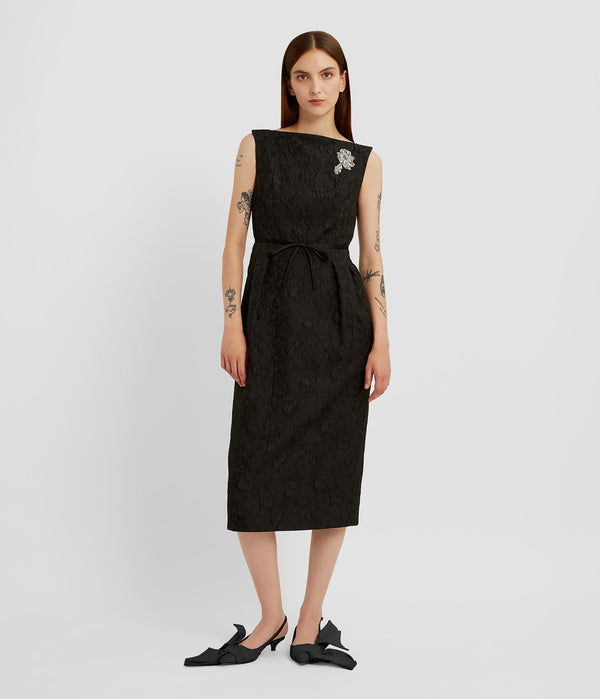 Erdem Sleeveless Pencil Midi Dress