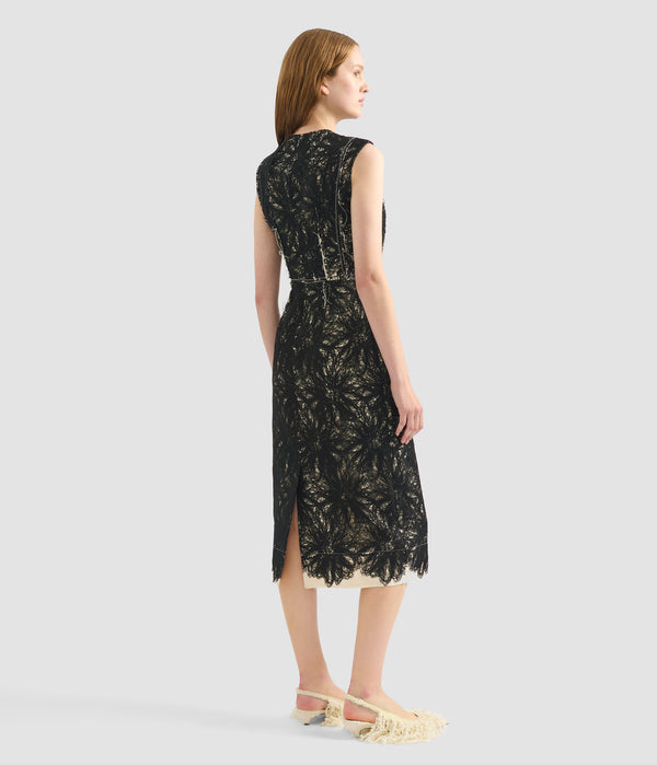 Erdem Sleeveless Pencil Midi Dress