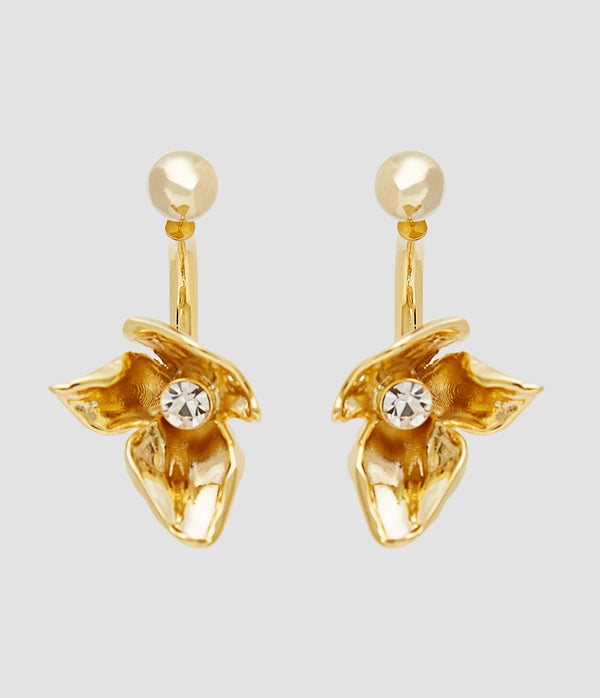 erdem Small Flower Half Ring Earring