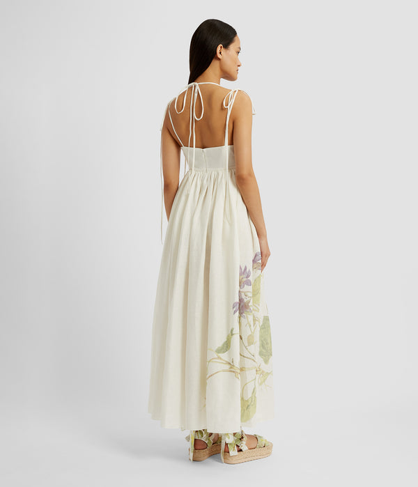 Erdem Strappy Fit And Flare Dress