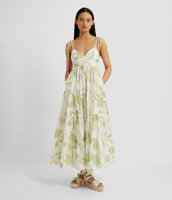 Erdem Strappy Fit And Flare Dress