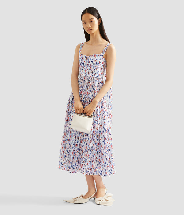 Erdem Strappy Fit And Flare Midi Dress