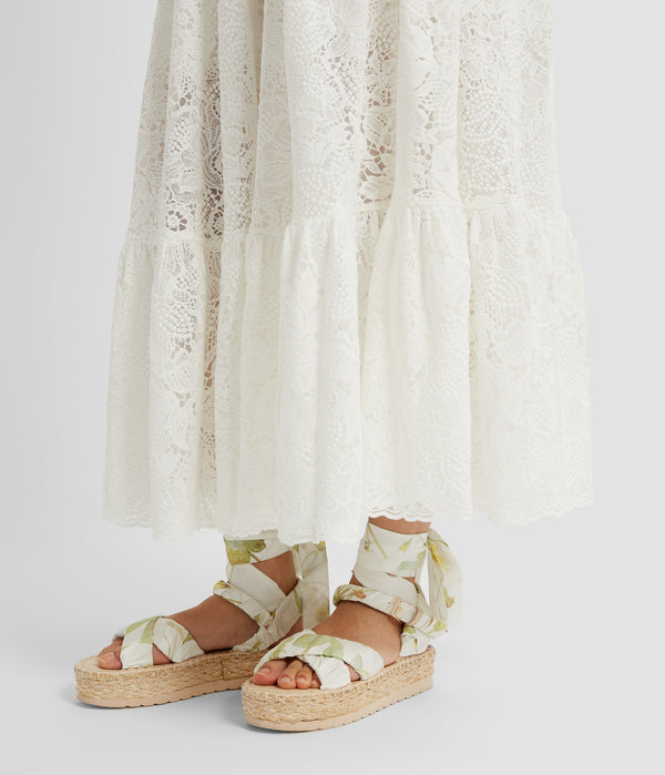 Erdem Tiered Full Volume Skirt