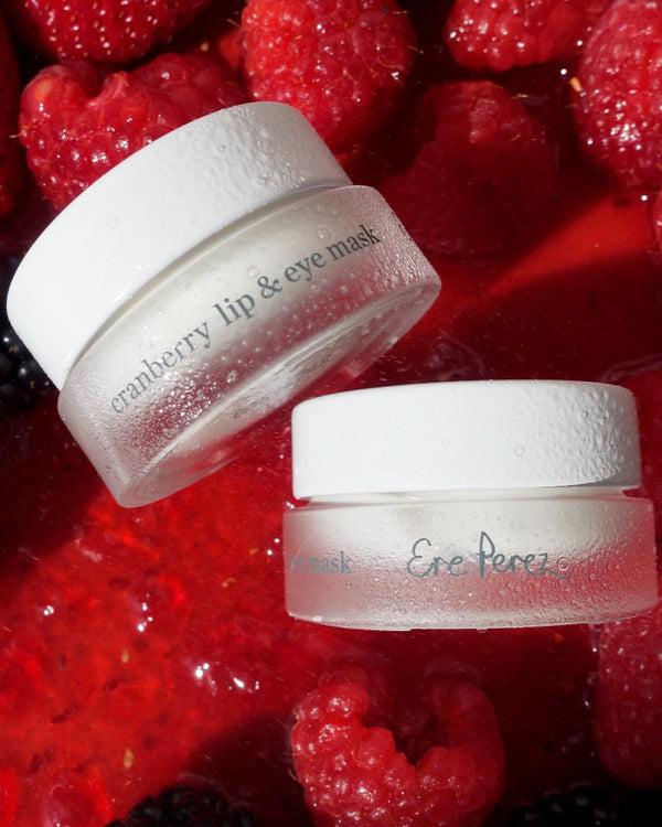 Ere Perez Cranberry Lip & Eye Mask