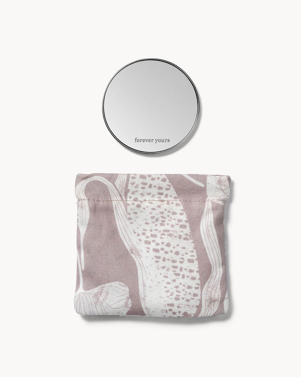 ere perez magnifying mirror + pineapple pocket
