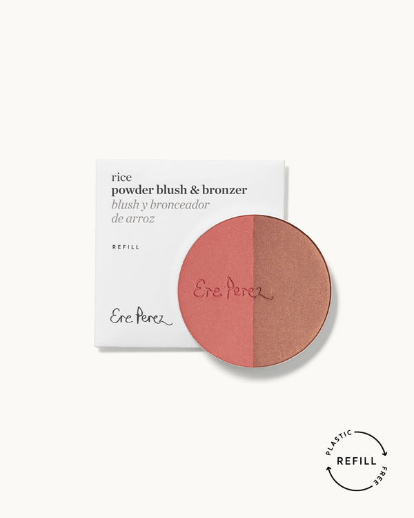 ere perez rice powder blush & bronzer refill