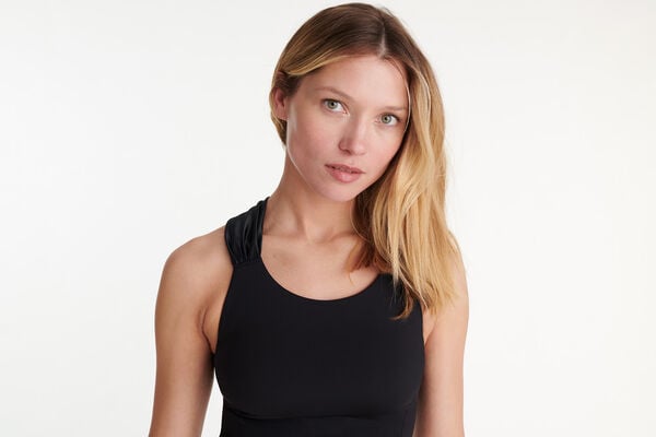 eres Ada Crop top bra Black/Silk