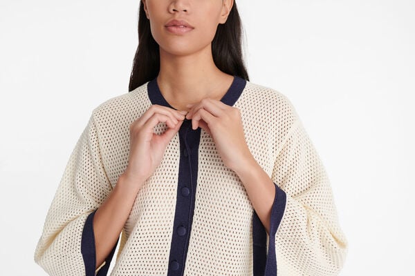 Eres Albatros Short Dress Ecru