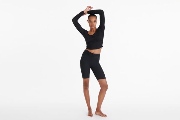 eres Bird Long sleeve top Black