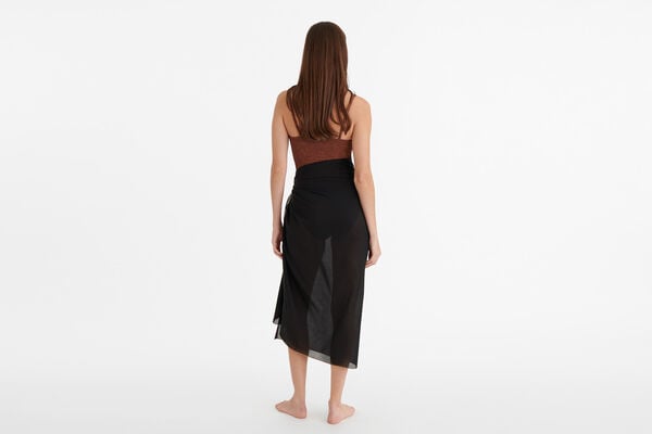 Eres Cabine Lurex Sarong Noir