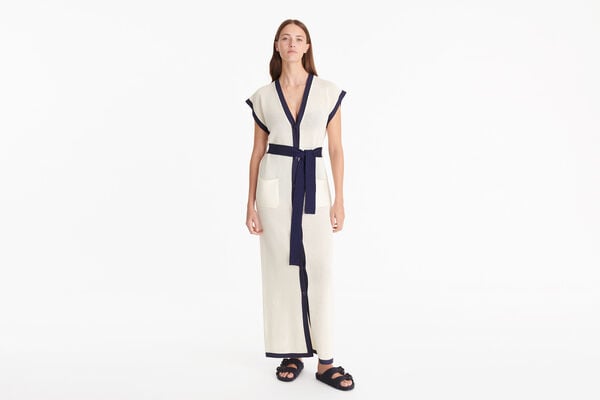 eres Chavire Long dress Ecru