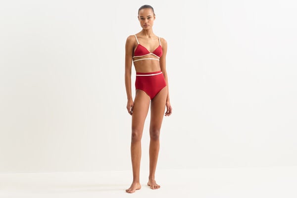 eres Cheryl High-waisted briefs Lilas/Percale