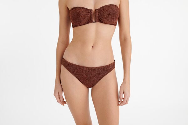 eres Etincelant Classic briefs Cuivre Lurex