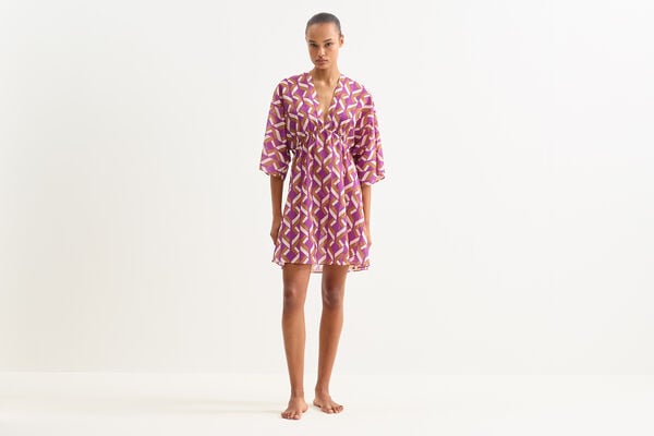 eres Feel Short dress Imprime Swim Purple