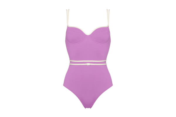 Eres Gia Sophisticated One-piece Lilas/Percale