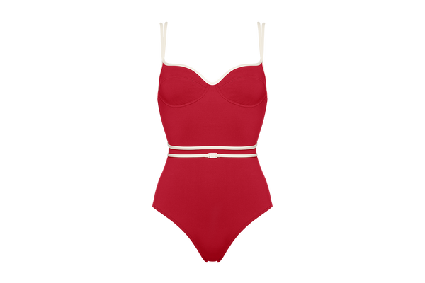 Eres Gia Sophisticated One-piece Lilas/Percale