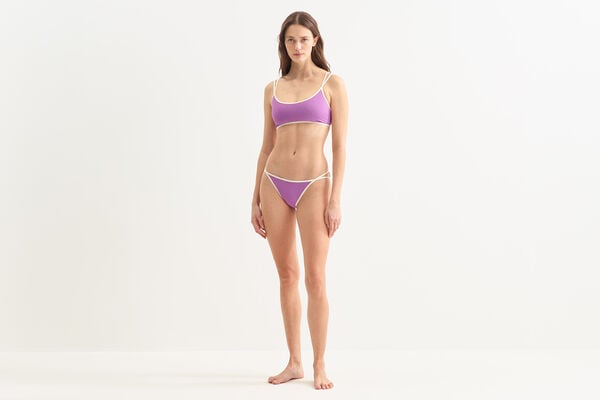 eres Iman Crop top bra Lilas/Percale