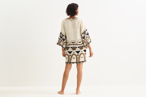 Eres Medaillon Short Dress Percale