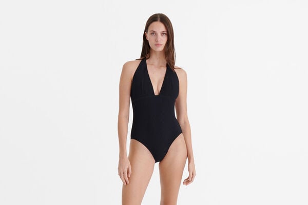 eres Paillette Sophisticated one-piece Noir