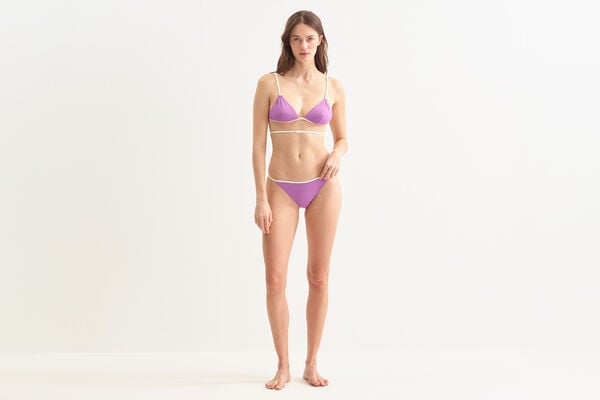 eres Pat Low-cut bikini Lilas/Percale