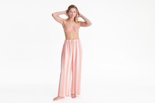 eres Perla Trousers Rayure Sel Rose