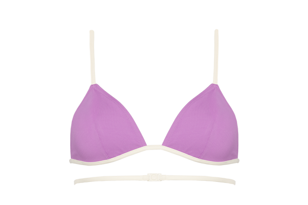 Eres Karen Triangle Bra With Bust Darts Lilas/Percale