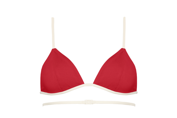 Eres Karen Triangle Bra With Bust Darts Lilas/Percale