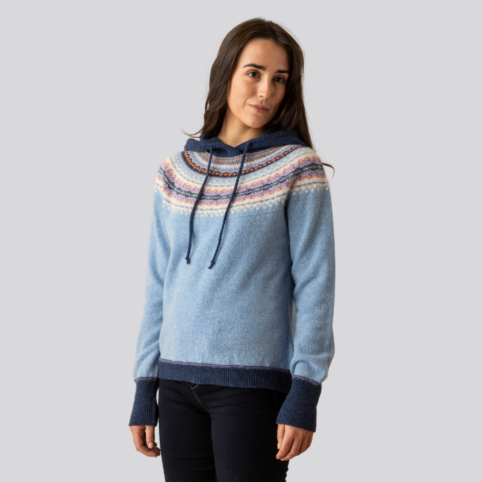 eribé Alpine Hoody Sweater - No Pockets Iris