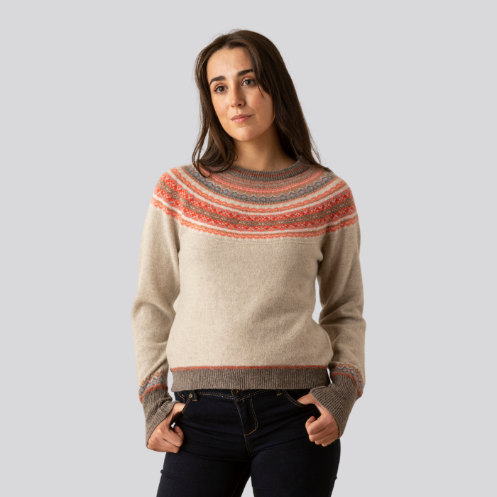 eribé Alpine Short Sweater Hibiscus
