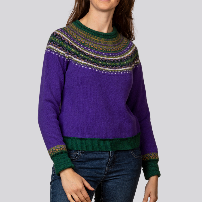 eribé Alpine Short Sweater Violetta