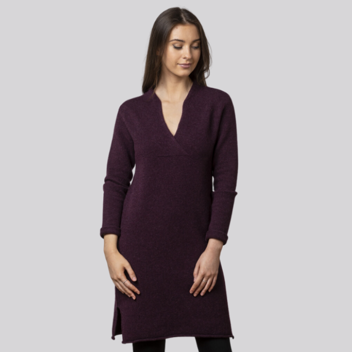 eribé Corry Dress - No Trim Blackgrape