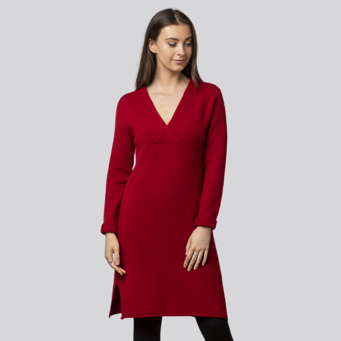 eribé Corry Dress - No Trim Dubonnet