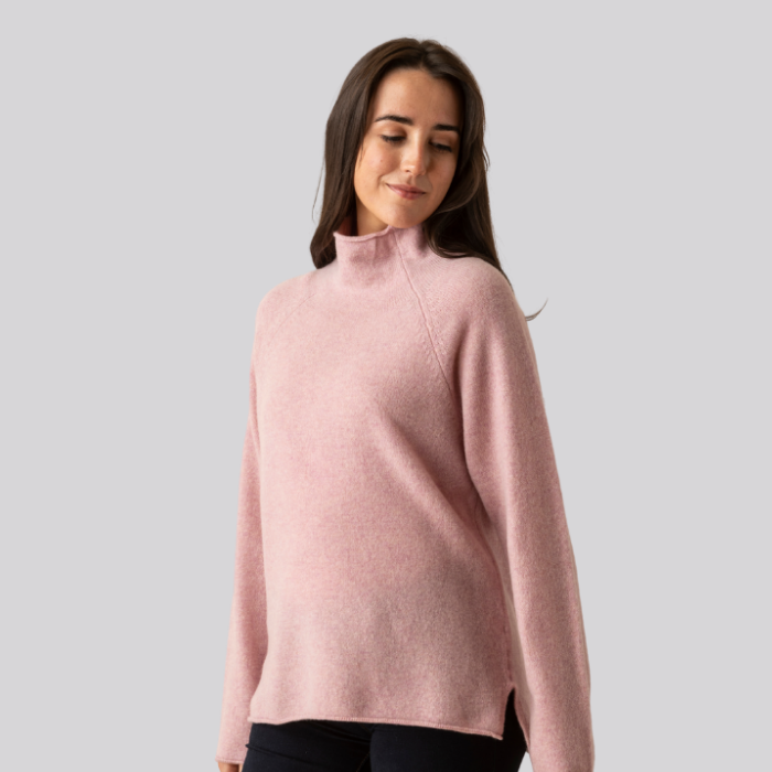 eribé Corry Raglan Sweater Pink Haze