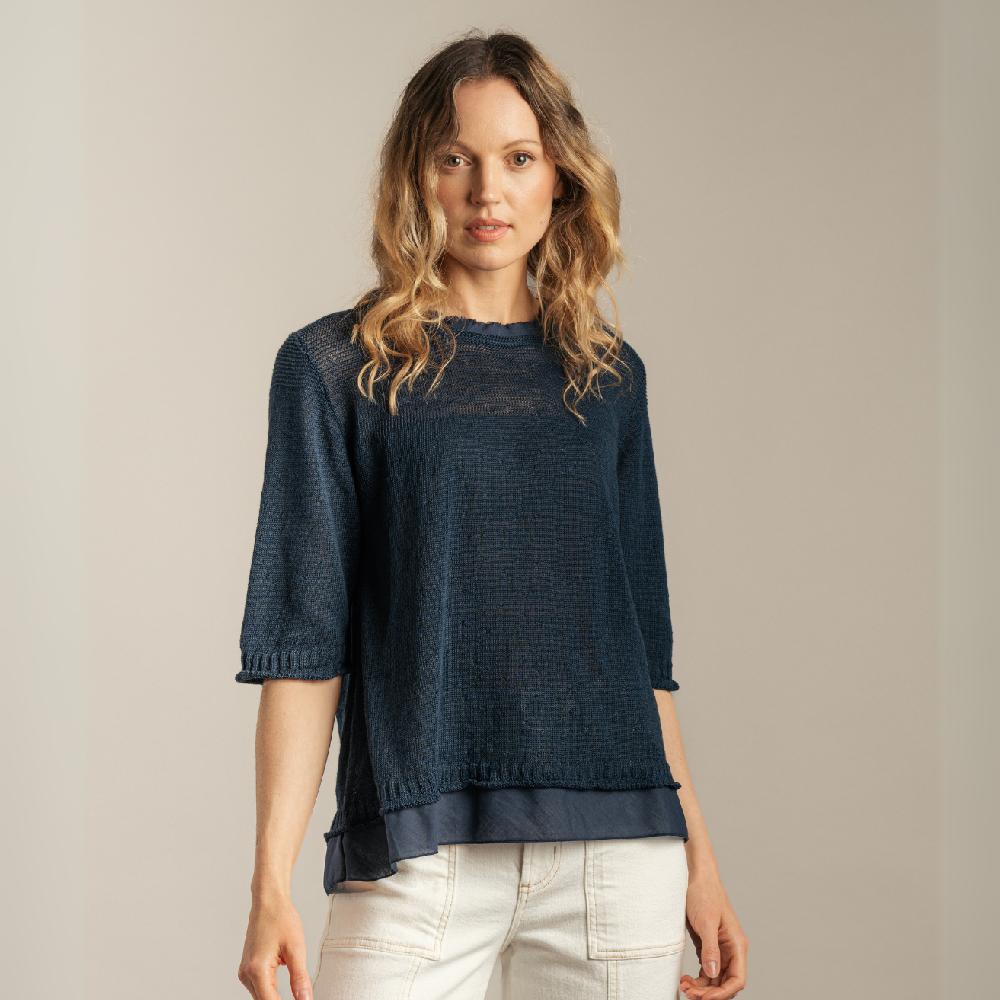 eribé Stichill Short Sleeve Sweater