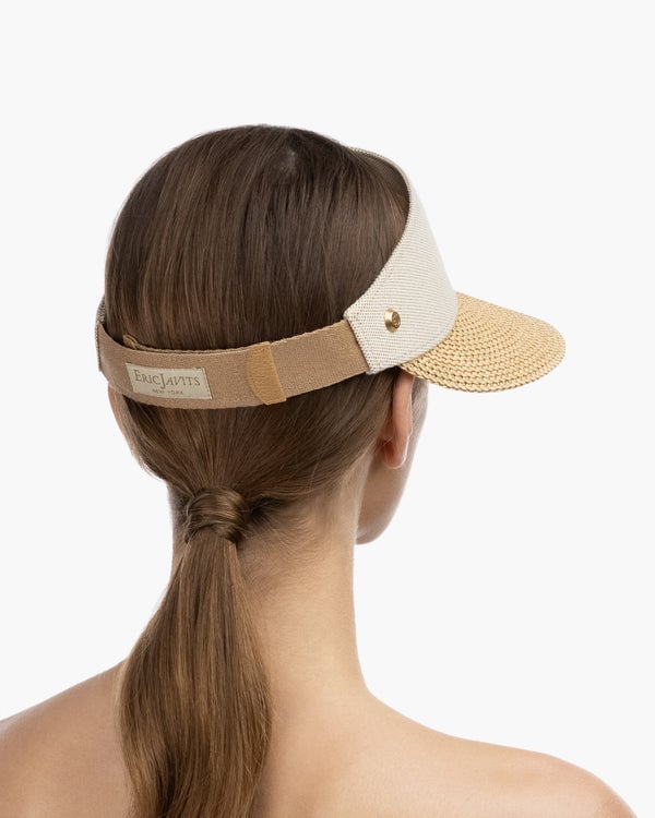 Eric Javits Arles Champ Visor Peanut/Oatmeal