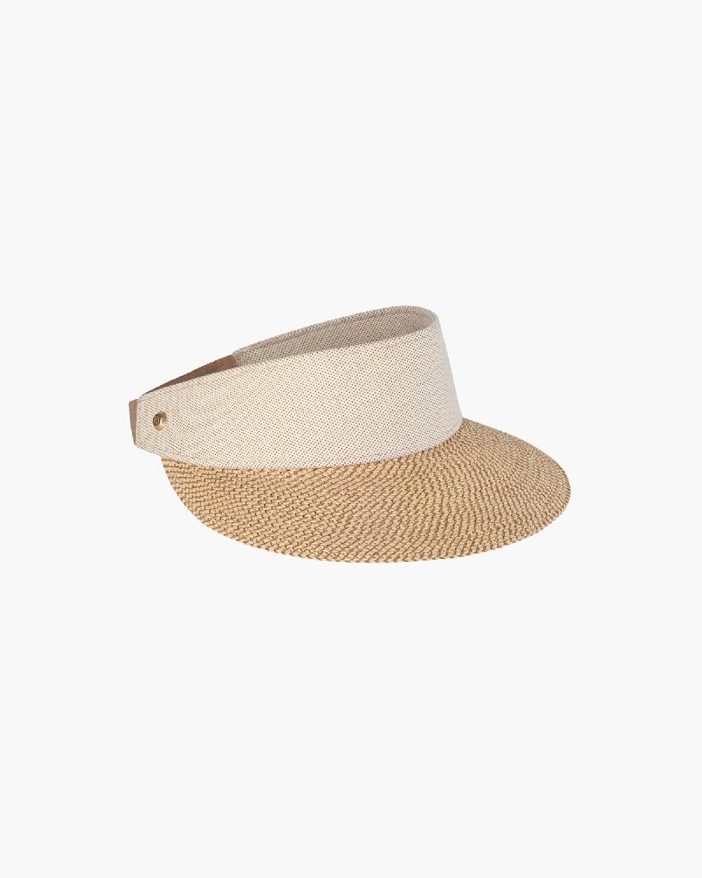 Eric Javits Arles Champ Visor Peanut/Oatmeal
