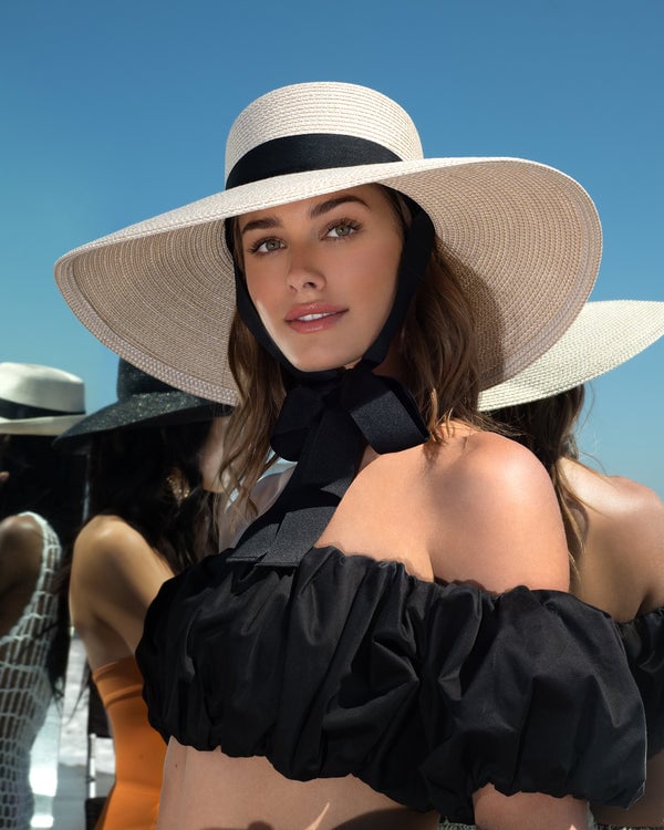 Eric Javits Artista Cream/Black